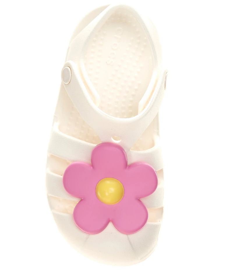 Crocs Girls' Classic Flower Fisherman Sandals (Infant)