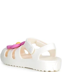 Crocs Girls' Classic Flower Fisherman Sandals (Toddler)