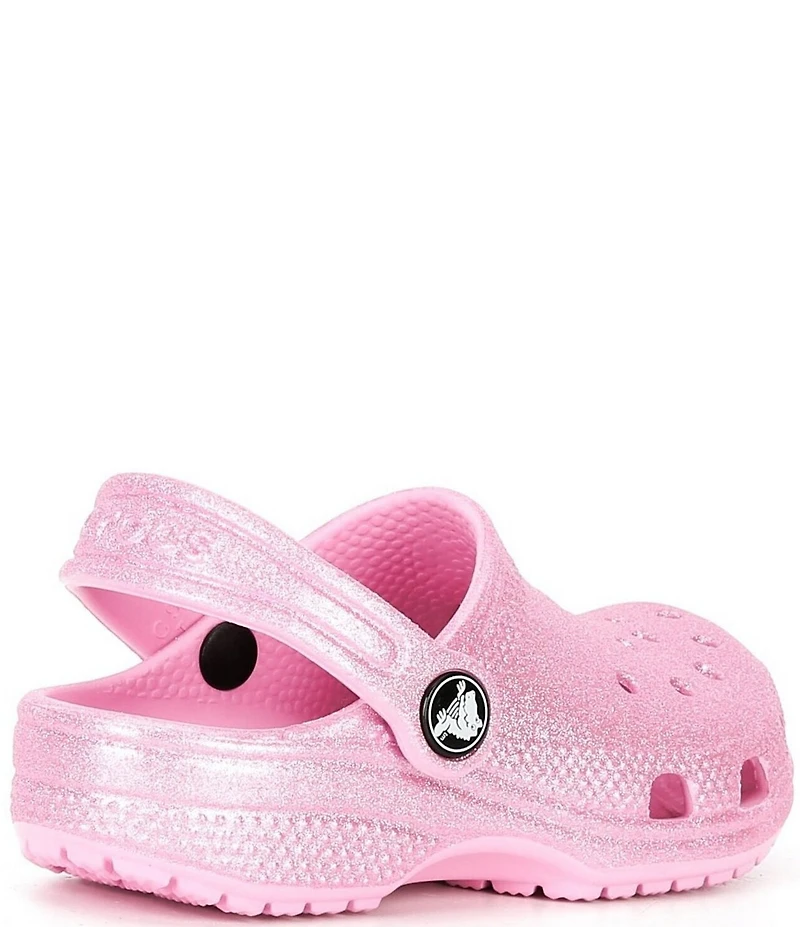 Crocs Girls' Classic Glitter Clogs (Toddler)