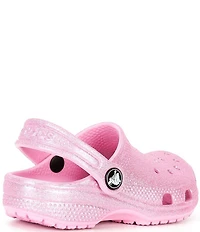 Crocs Girls' Classic Glitter Clogs (Toddler)