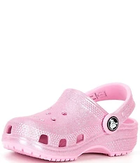 Crocs Girls' Classic Glitter Clogs (Toddler)
