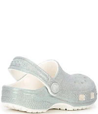Crocs Girls' Classic Iridescent Glitter Clogs (Toddler)