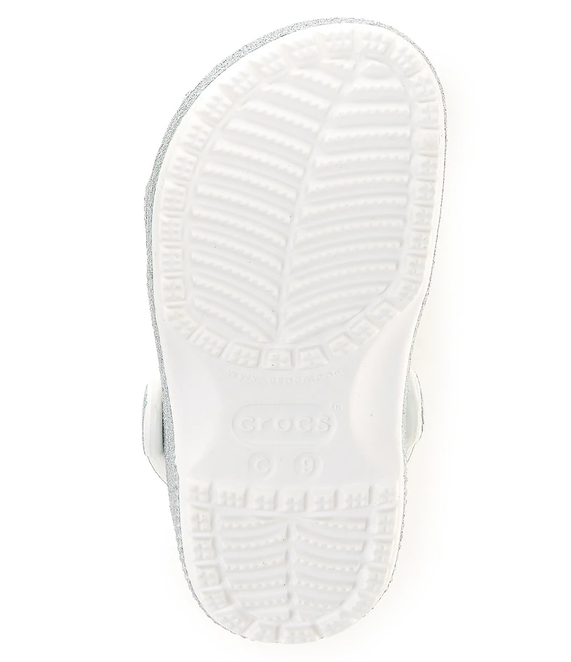 Crocs Girls' Classic Iridescent Glitter Clogs (Youth)