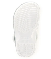 Crocs Girls' Classic Iridescent Glitter Clogs (Youth)