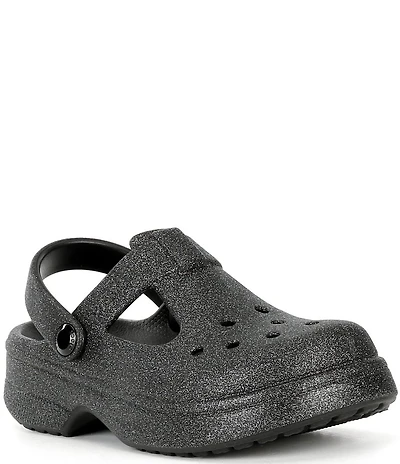 Crocs Girls' Classic Mary Jane Embellished Clogs (Youth)