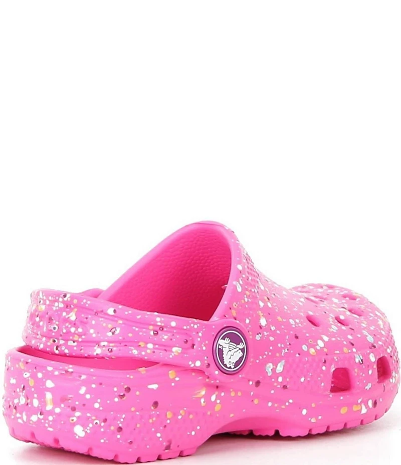 Crocs Girls' Classic Paint Splatter Clogs (Toddler)