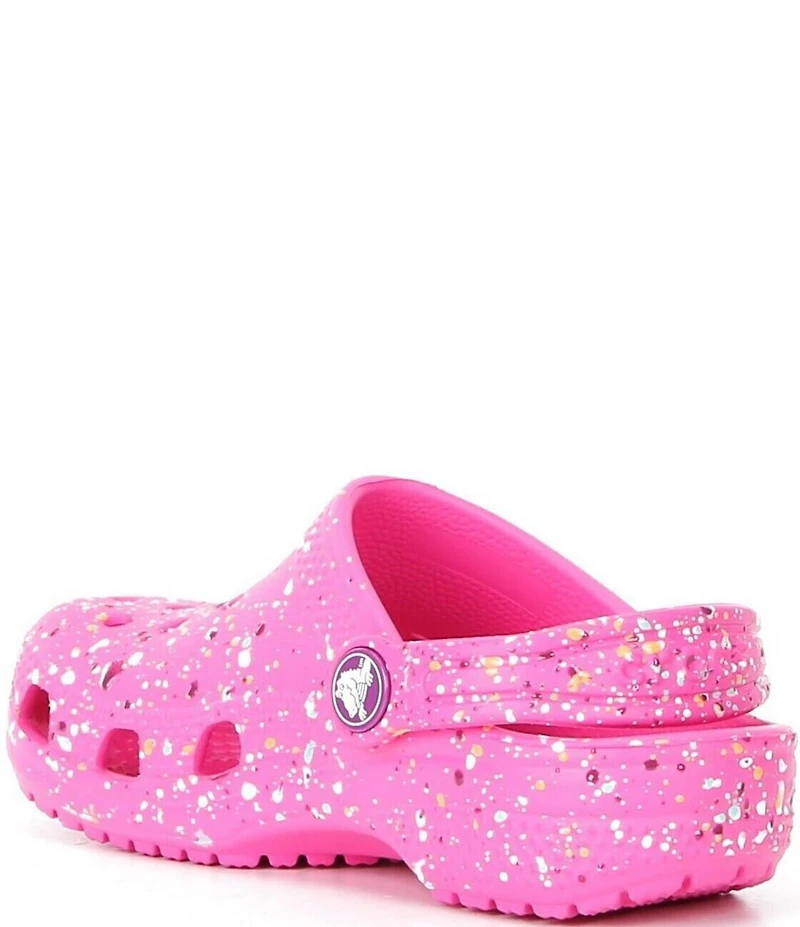 Crocs Girls' Classic Paint Splatter Clogs (Toddler)