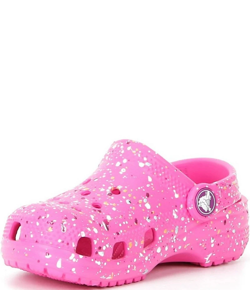 Crocs Girls' Classic Paint Splatter Clogs (Toddler)