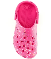 Crocs Girl's Classic Paint Splatter Clogs (Youth)