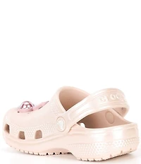 Crocs Girls' Classic Shimmer Gem Ornamented Clogs (Infant)