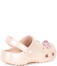 Crocs Girls' Classic Shimmer Gem Ornamented Clogs (Youth)