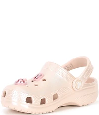 Crocs Girls' Classic Shimmer Gem Ornamented Clogs (Youth)