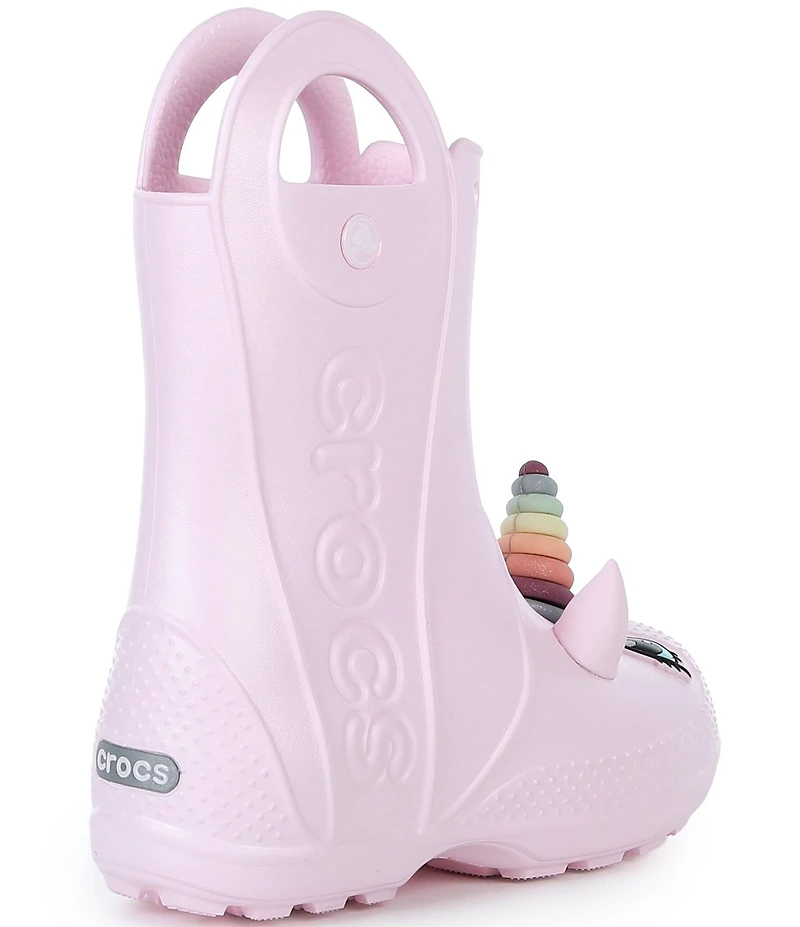 Crocs Girl's Unicorn Handle It EVA Rain Boots (Youth)
