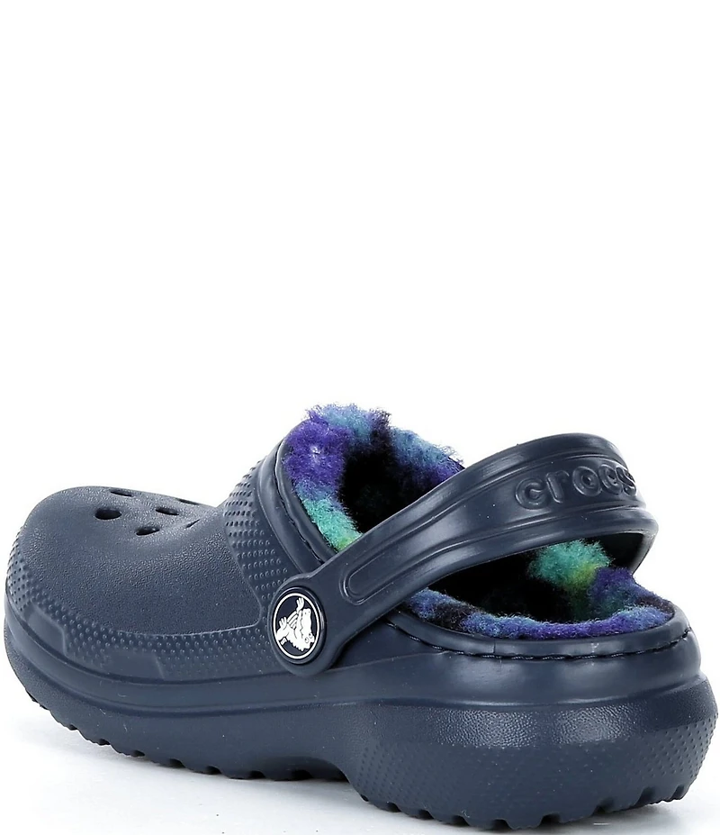 Crocs Kids' Classic Fur Lined Bold Check Clogs (Infant)
