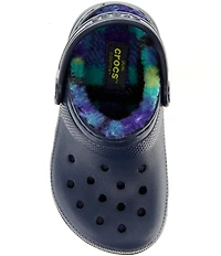 Crocs Kids' Classic Fur Lined Bold Check Clogs (Infant)