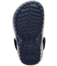 Crocs Kids' Classic Fur Lined Bold Check Clogs (Infant)