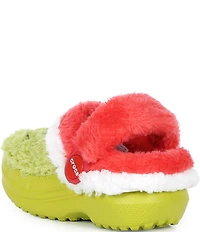 Crocs Kids' The Grinch Classic Fur Lined Clogs (Toddler)