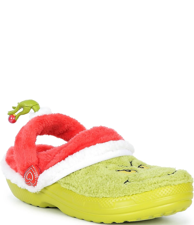 Crocs Men's The Grinch Classic Fur Lined Clogs