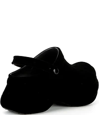 Crocs Women's Bae Velvet Platform Block Heel Clogs