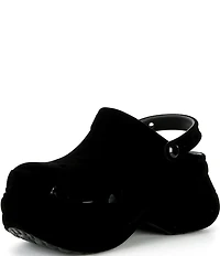 Crocs Women's Bae Velvet Platform Block Heel Clogs