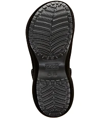 Crocs Women's Bae Velvet Platform Block Heel Clogs