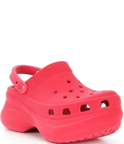 Crocs Women's Bae Velvet Platform Block Heel Clogs