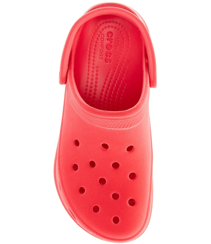 Crocs Women's Bae Velvet Platform Block Heel Clogs