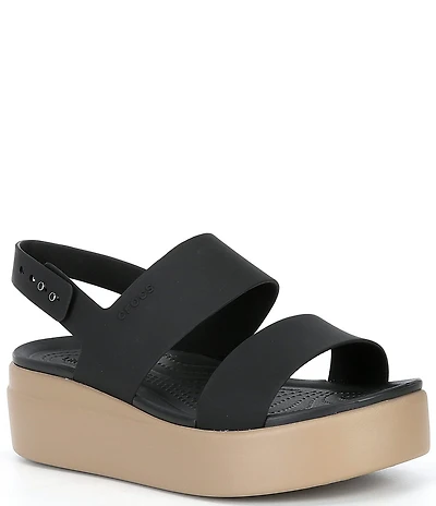 Crocs Women's Brooklyn Low Wedge Platform Sandals