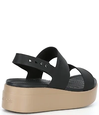Crocs Women's Brooklyn Low Wedge Platform Sandals