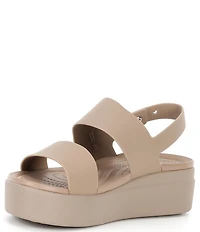Crocs Women's Brooklyn Low Wedge Platform Sandals