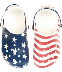 Crocs Women's Classic American Flag Clogs