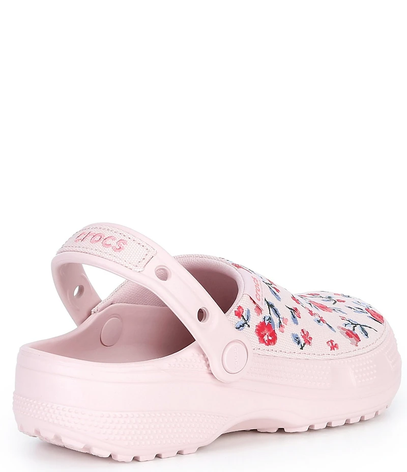 Crocs Women's Classic Crafted Floral Clogs