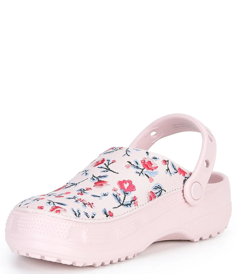 Crocs Women's Classic Crafted Floral Clogs