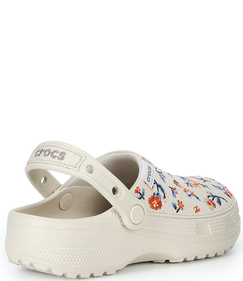 Crocs Women's Classic Crafted Floral Clogs