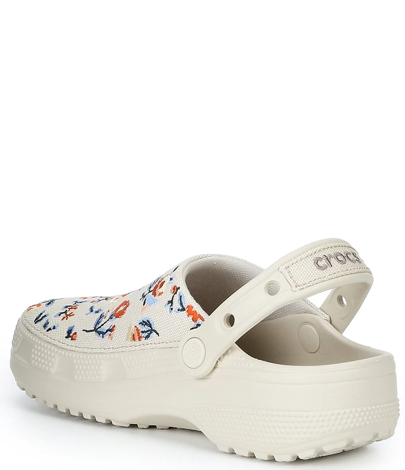 Crocs Women's Classic Crafted Floral Clogs