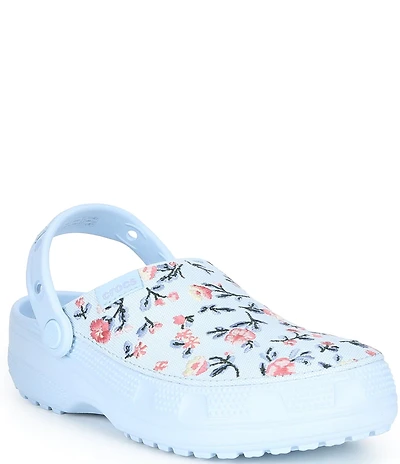 Crocs Women's Classic Crafted Floral Clogs
