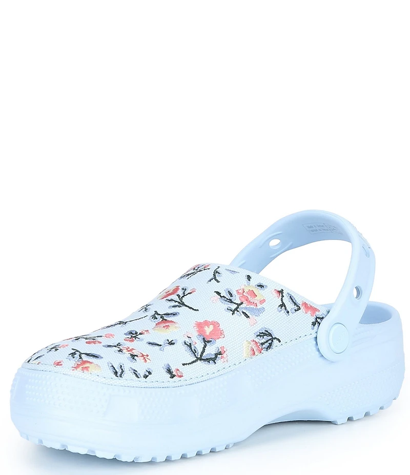 Crocs Women's Classic Crafted Floral Clogs
