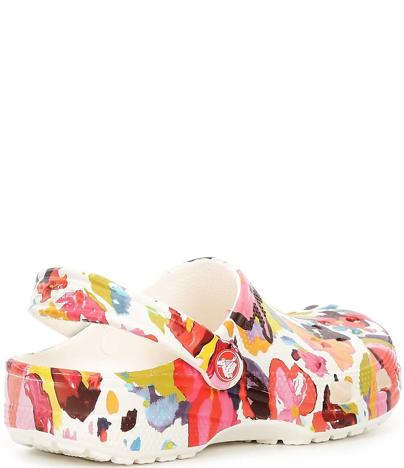 Crocs Women's Classic Floral Printed Clogs