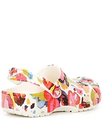 Crocs Women's Classic Floral Printed Clogs