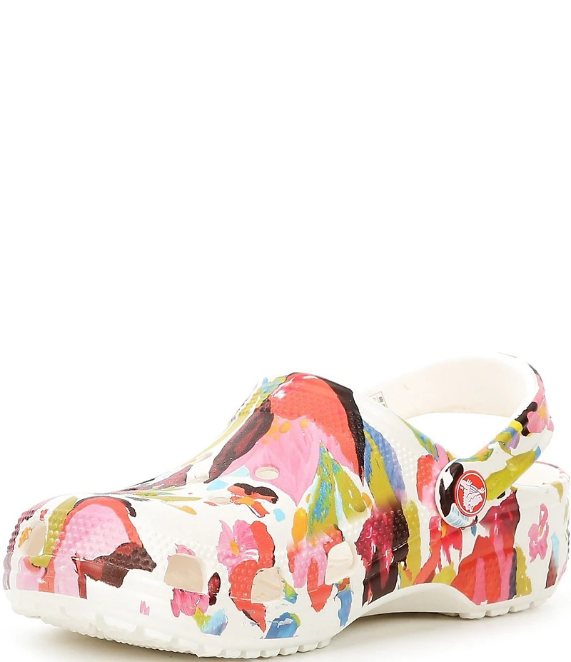 Crocs Women's Classic Floral Printed Clogs