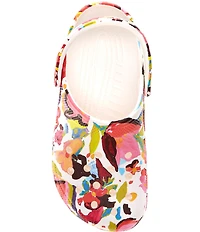 Crocs Women's Classic Floral Printed Clogs