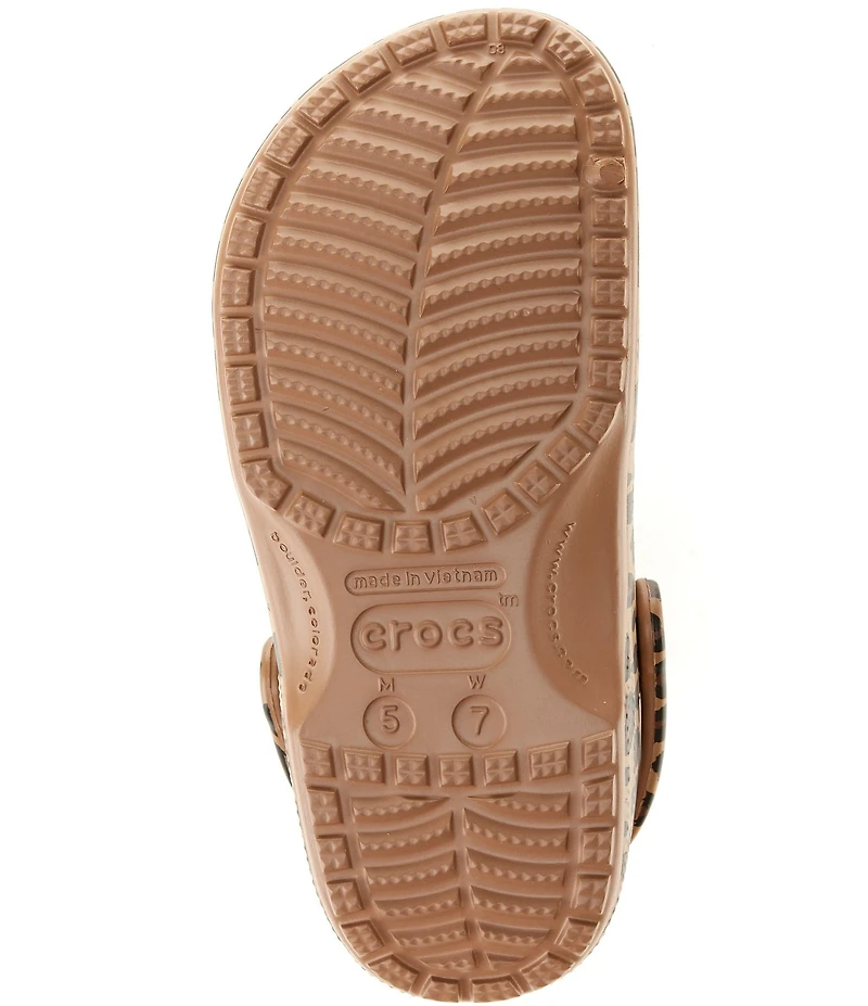 Crocs Women's Classic Leopard Print Clogs