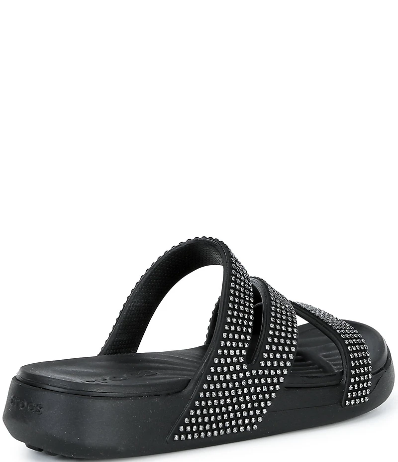 Crocs Women's Getaway Gems Strappy Slide Sandals