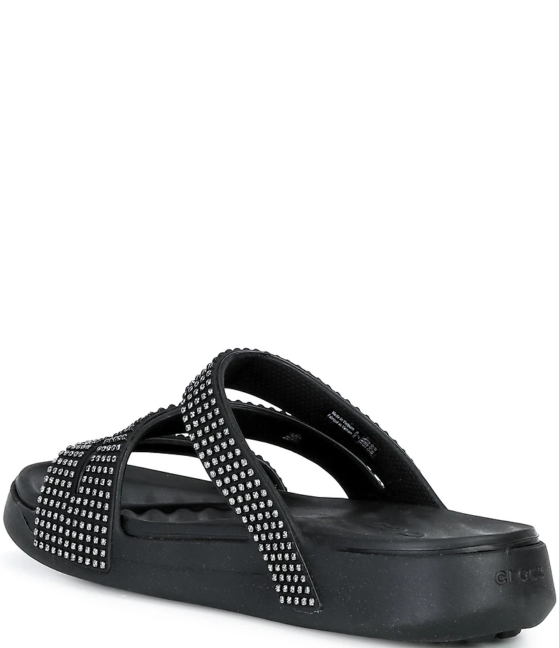 Crocs Women's Getaway Gems Strappy Slide Sandals