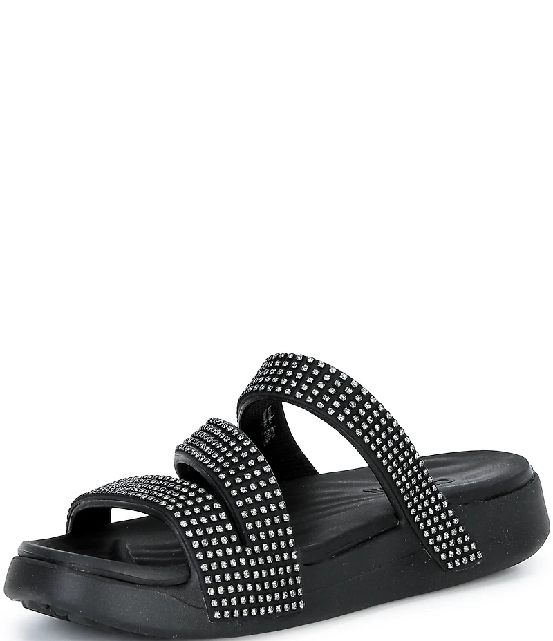 Crocs Women's Getaway Gems Strappy Slide Sandals