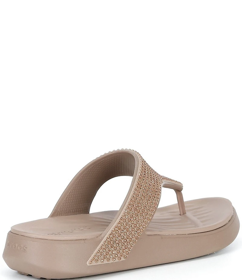 Crocs Women's Getaway Gems Triangle Flip Flops