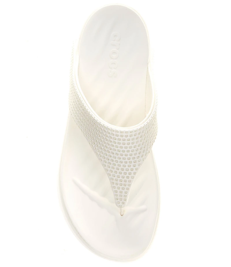 Crocs Women's Getaway Gems Triangle Flip Flops