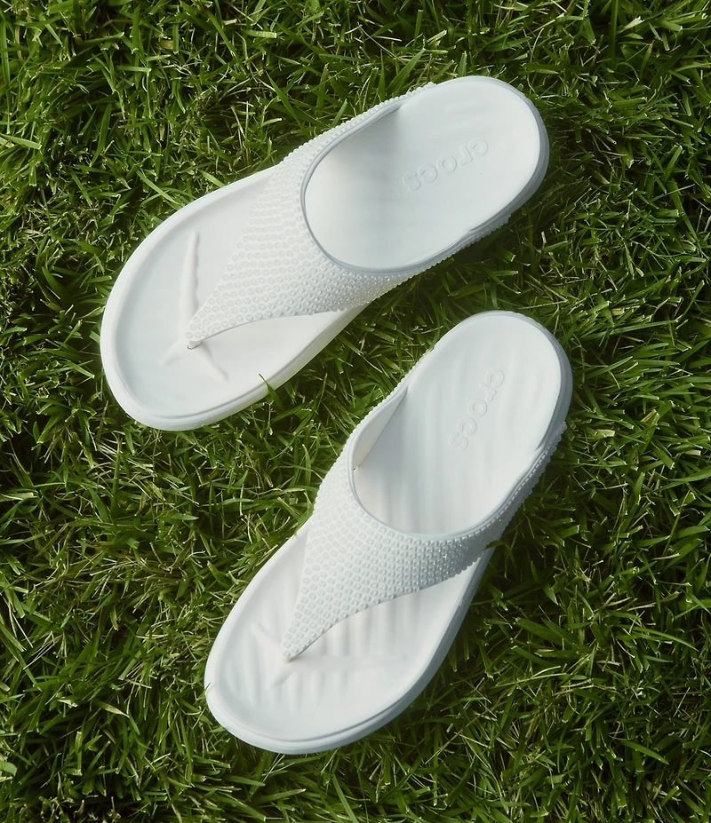 Crocs Women's Getaway Gems Triangle Flip Flops