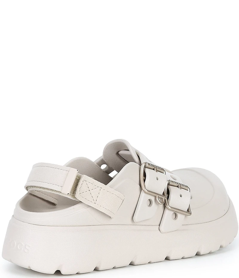 Crocs Women's Loaferette EVA Hook-and-Loop Platform Clogs