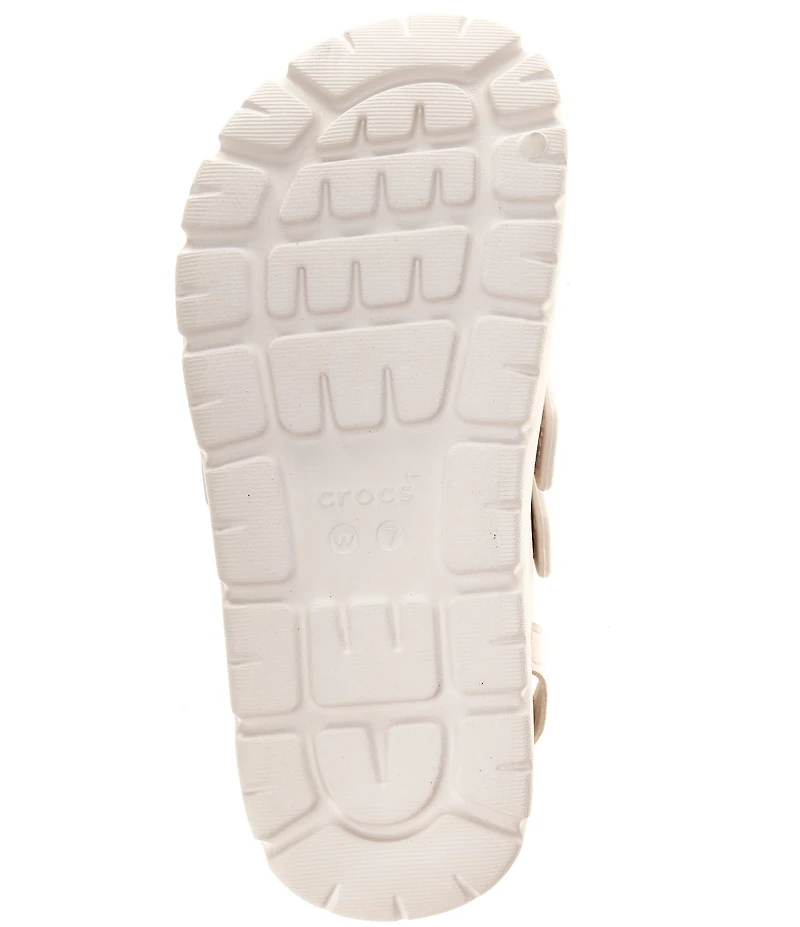 Crocs Women's Loaferette EVA Hook-and-Loop Platform Clogs